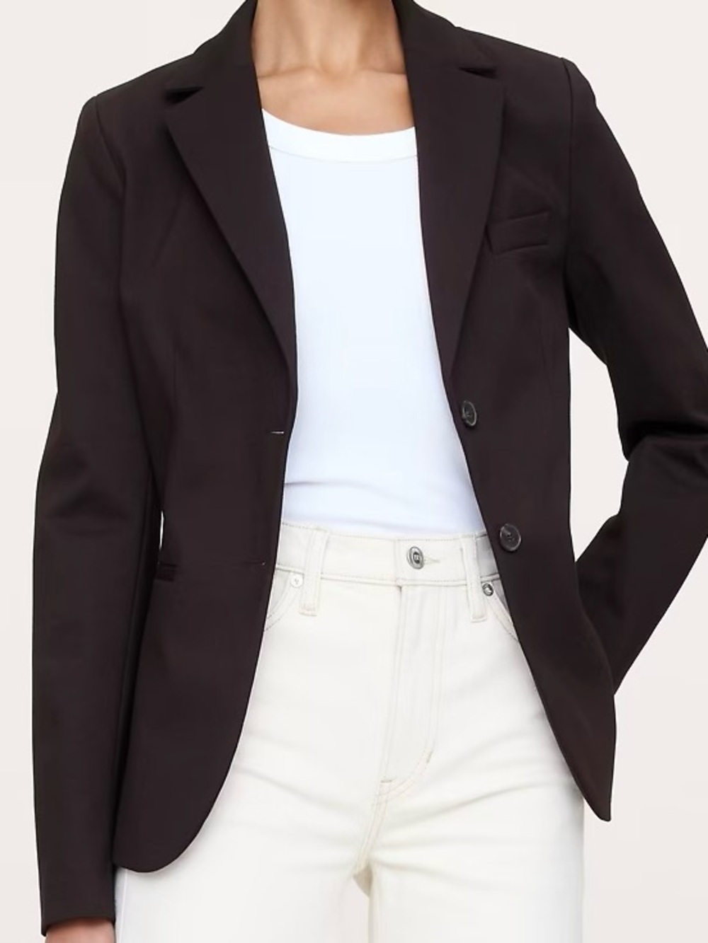 Banana Republic Women's Dark Brown Tailored Blazer